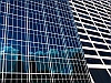 New York photograph photo  Manhattan skyscraper glass reflections urban city buildings blue lines